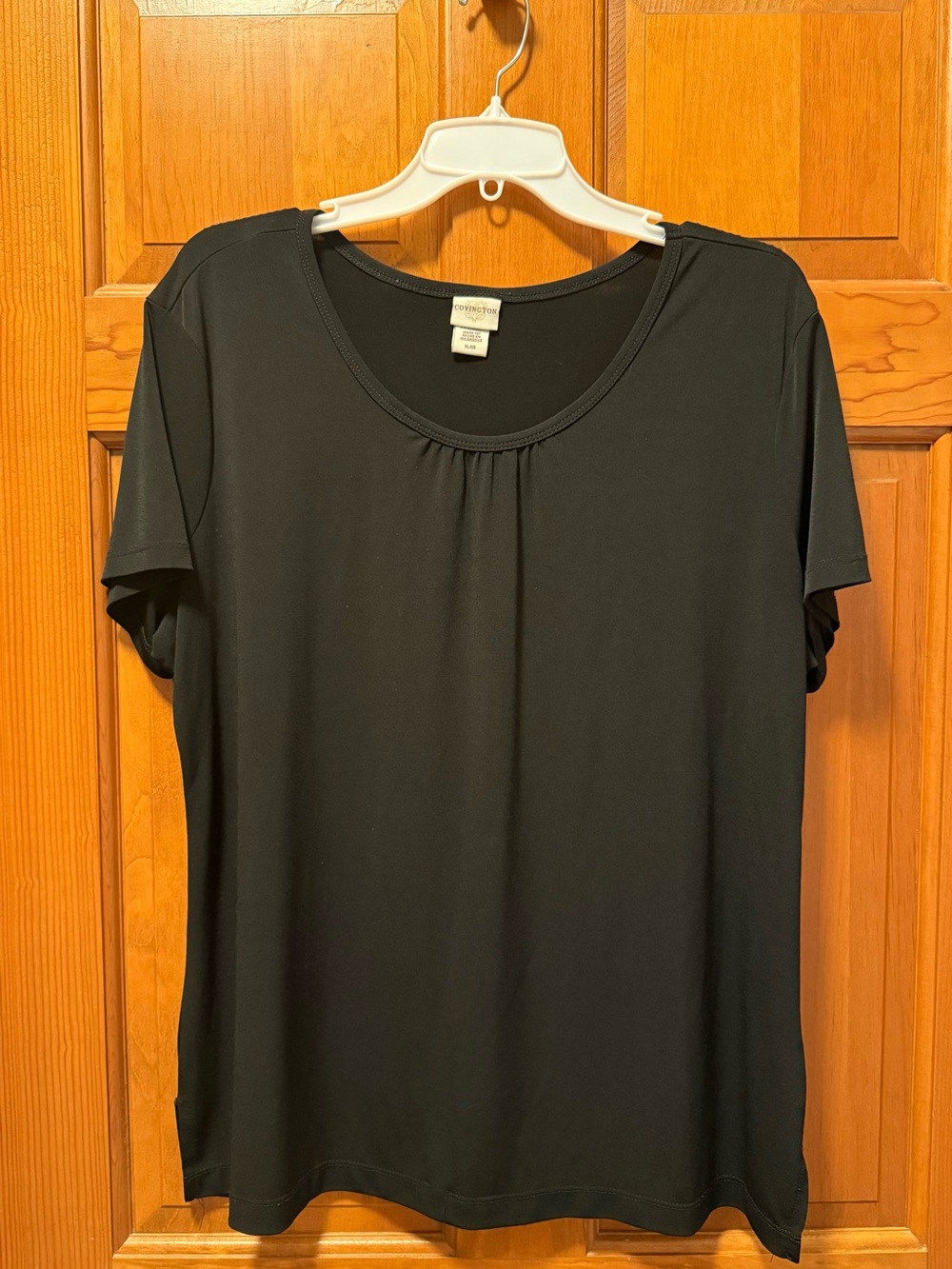 Women’s Covington Black Short Sleeve Top Size XL